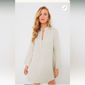 Tuckernut Natural Linen Tatum Dress NWT Medium